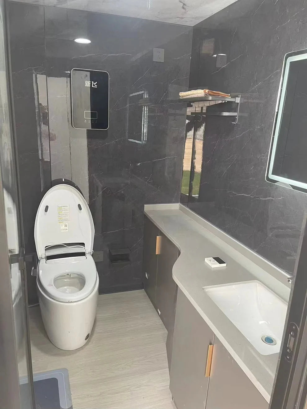 20 Ft Luxury Space Capsule House 1 Bedroom Kitchen Bathroom And Shower LCD Projector Installed