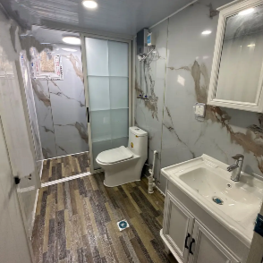 Prefabricated 40Ft Expandable Container House 4 Bedrooms 2 bath 1 kitchen Prefab Portable Mobile Tiny Home